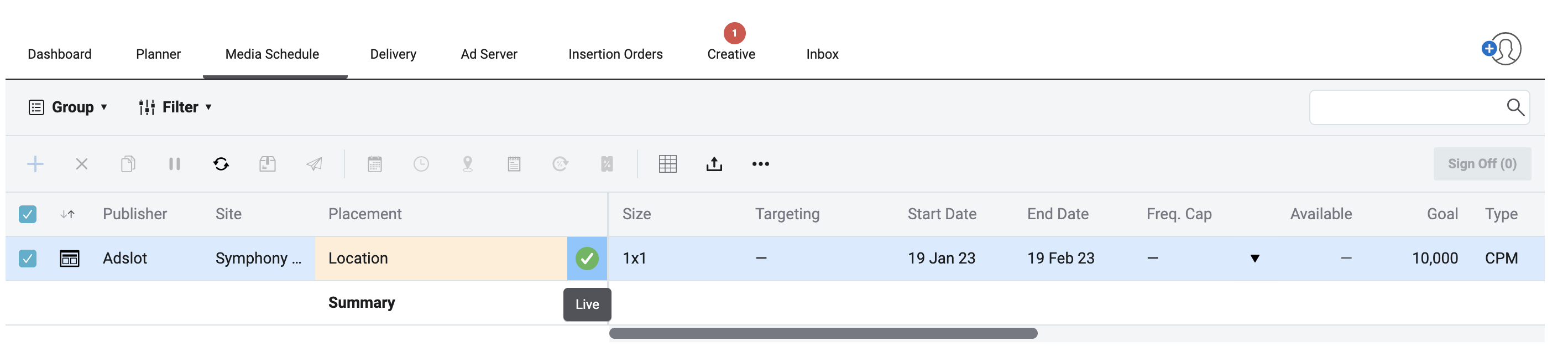 How To Sign Off On A Campaign Publisher. By Adslot